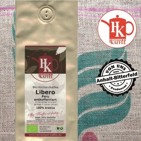 Bio-Kaffee "Libero" (entkoffeiniert)